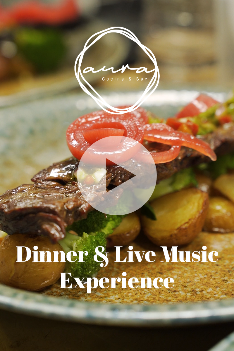 Live Music and Dinner Experience with Aura Cocina in Brooklyn, New York.